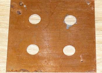 Blachy cupalowe Cu-Al, kupalowe, bimetalowe 80x80 mm, grubość 2 mm, 4 szt.