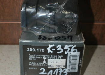 Klocek hamulcowy kpl. tył BMW 3 (E30), Z1 1.6-2.7 09.82-06.9