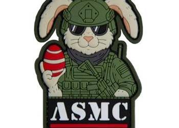 Naszywka militarna królik wielkanocny