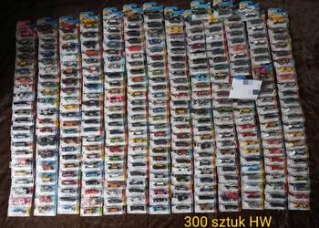 Hot Wheels 7 zł sztuka/ zestaw 300 sztuk stan ori.w opakowaniach