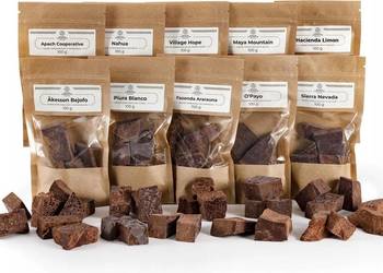 Kakao – zestaw próbek z całego świata 10 x 100 g – surowe kakao