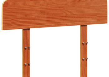 Wezgłowie do łóżka woskowy brąz 100 cm lite drewno sosnowe WM-842517