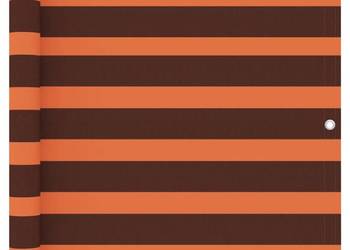 vidaXL Parawan balkonowy, pomarańcz i brąz(SKU:134930)