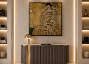 Komoda złota Nutris Glamour Premium 158x40x88