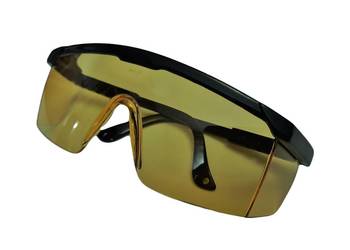 Okulary ochronne BHP Żółte