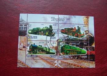 Malawi 2012 CTO  Kolej Stare Lokomotywy Malawi 2012 CTO  Kolej Stare Lokomotywy