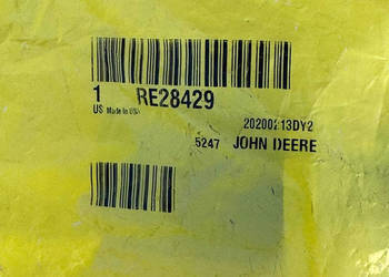 RE28429 Korek wlewu oleju hydraulicznego John Deere
