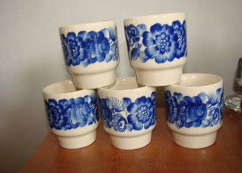 Włocławek fajansowy kubeczek PRL