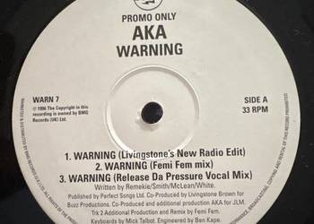 AKA - Warning Promo Only 12 Maxi Single