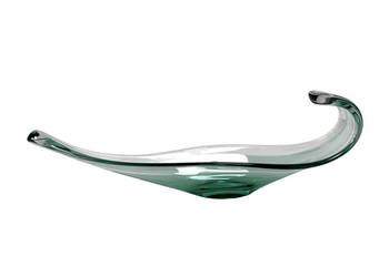 Patera ze szkła Murano, Włochy, lata 60. | ręcznie formowane szkło art