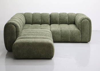TWB Nowa zielona Sofa Modułowa nowoczesna kanapa salon rogówka pokój wygod