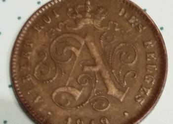 Moneta 2 centymy Belgia 1919
