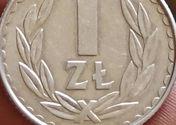 Sprzedam monete 1 zloty 1988 rok mala skretka