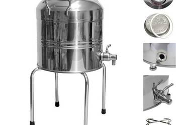 BECZUŁKA bańka beczka stal nierdzewna z kranem inox 5L ANTAŁEK NA WESELE