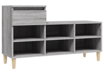 Szafka na buty szary dąb sonoma 102x36x60 cm WM-821210