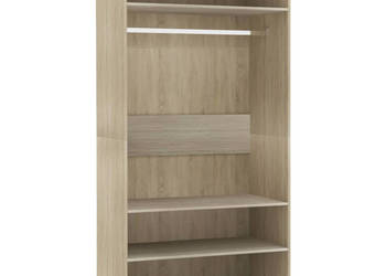 Szafa kolor dąb sonoma 100x50x200 cm materiał drewnopochodny WM-800228