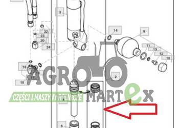 AL172882 ZESTAW USZCZELNIEŃ SIŁOWNIKA TLS JD