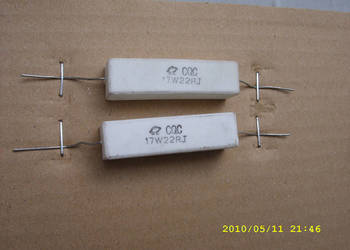 Rezystory drutowe CQC 17W ; 5R6 ;10R; 15R ;22R--NOWE.