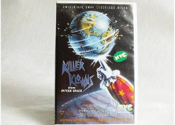 Kaseta VHS '' Mordercze klowny z kosmosu '' Film na Video ORYGINAŁ