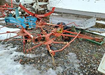 Przetrząsacz karuzelowy przetrząsarka pająk do siana