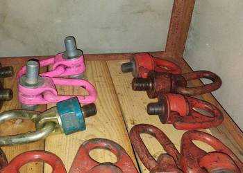 Zawiesia obrotowe. Obrotowa śruba z uchem. Zawiesie łańcuchowe