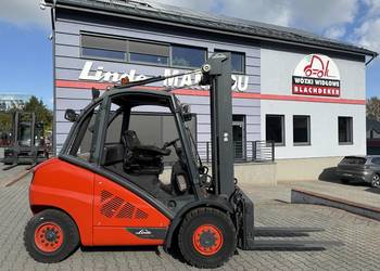 Wózek widłowy Linde H50D-02 Triplex, przesuw boczny, grzany fotel /BD-2211