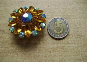 Starocie z PRL - Biżuteria = Zestaw 4 broszki do wyboru TANIO