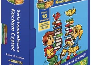 Kocham Czytac Pakiet 18 zeszytow Jagoda Cieszynska Nauka czytania