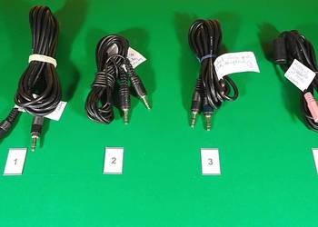 Kabelki przedłużacze do słuchawek 3,5mm Stereo
