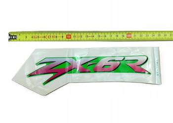 NAKLEJKA "ZX-6R" POD CZACHĘ KAWASAKI ZX600G1 NINJA ZX6R 98 GREEN 560511787