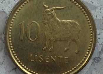 LESOTHO-10 LISENTE-1998 r