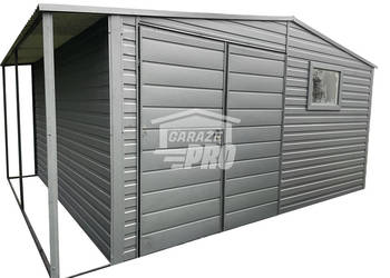 Domek Ogrodowy 4x4 +antracy wiata Dach dwuspad GP236