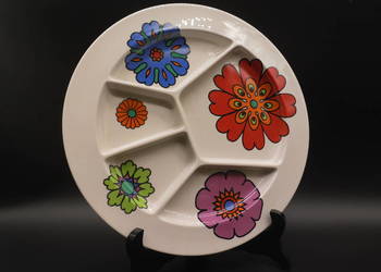 Talerz do fondue marki Villeroy & Boch z rzadkiej serii Power Flower