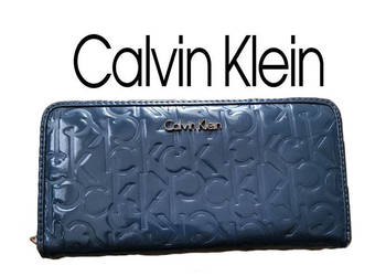 Calvin Klein portfel skóra ekologiczna czarny Must Z/A Wallet