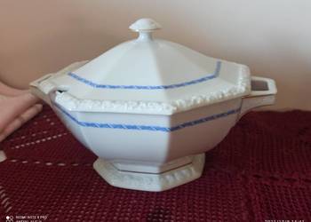 Waza  Rosenthal Maria. Z niebieską girlandą „Maria Rosenkante blau” i