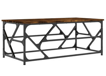 Stolik kawowy przydymiony dąb 100x50x40 cm WM-834127