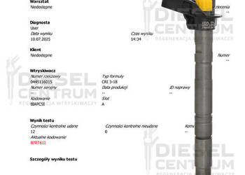 Wtryskiwacze KOMPLET 6 szt 0445116015 0445116023 Audi A4 A6 3.0 TDI Porsche
