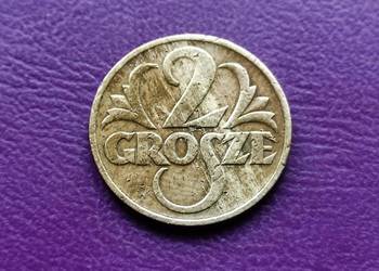 Moneta przedwojenna 'Sanacja' II RP- 2 grosze 1939 -Oryginał