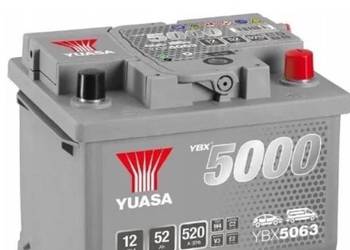 Akumulator Yuasa Silver 12V 52Ah 520A Prawy Plus Dostawa
