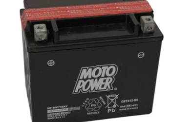 Akumulator motocyklowy MotoPower CBTX12-BS (YTX12-BS) 12V 10