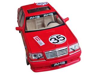 Model samochodu Mercedes-Benz W140 300 SEL 1:24 Red Pig unikat kolekcjoners