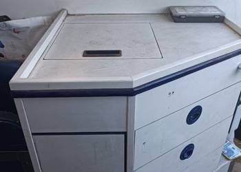 Camper kamper bus przyczepa zabudowa szafka narozna zlew szuflady