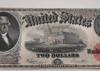 2 dolary usa 1917 AU-, VF