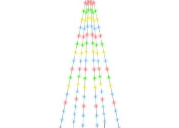 vidaXL Choinka do montażu na maszcie, 108 kolorowych diod LED（SKU:343521）