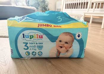 Pampersy Lupilu 3 soft and care jumbo bag