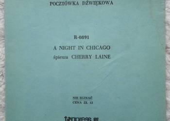 Płyta pocztówka dźwiękowa 1979 Cherry Laine