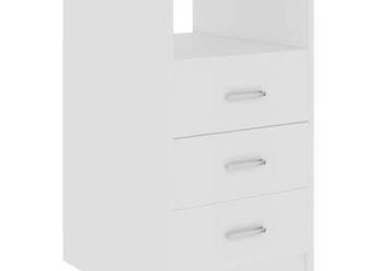 vidaXL Komoda, biała, 40x50x76 cm, materiał drewnopochodny(SKU:801805)