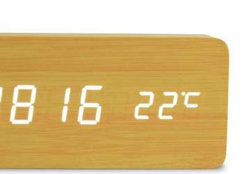 WODOO CLOCK drewniany cyfrowy zegar