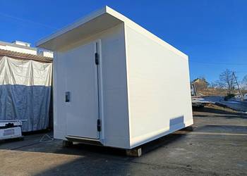 Komora chłodnicza zewnętrzna nowa z używanym agregatem chłodniczym wiessman