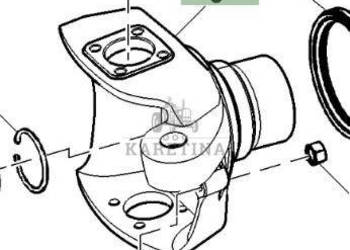 John Deere 7830 Jarzmo Przegub Zwrotnica Przekładnia Prawa R155627